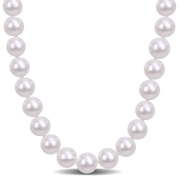 8mm Glass Pearl Necklace (For Girls) - DropShp