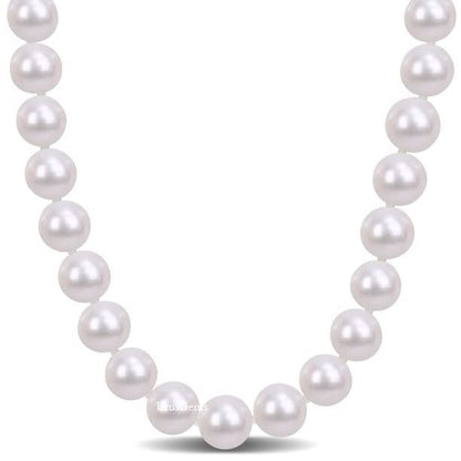 8mm Glass Pearl Necklace (For Girls) - DropShp