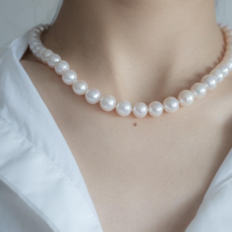 8mm Glass Pearl Necklace (For Girls) - DropShp