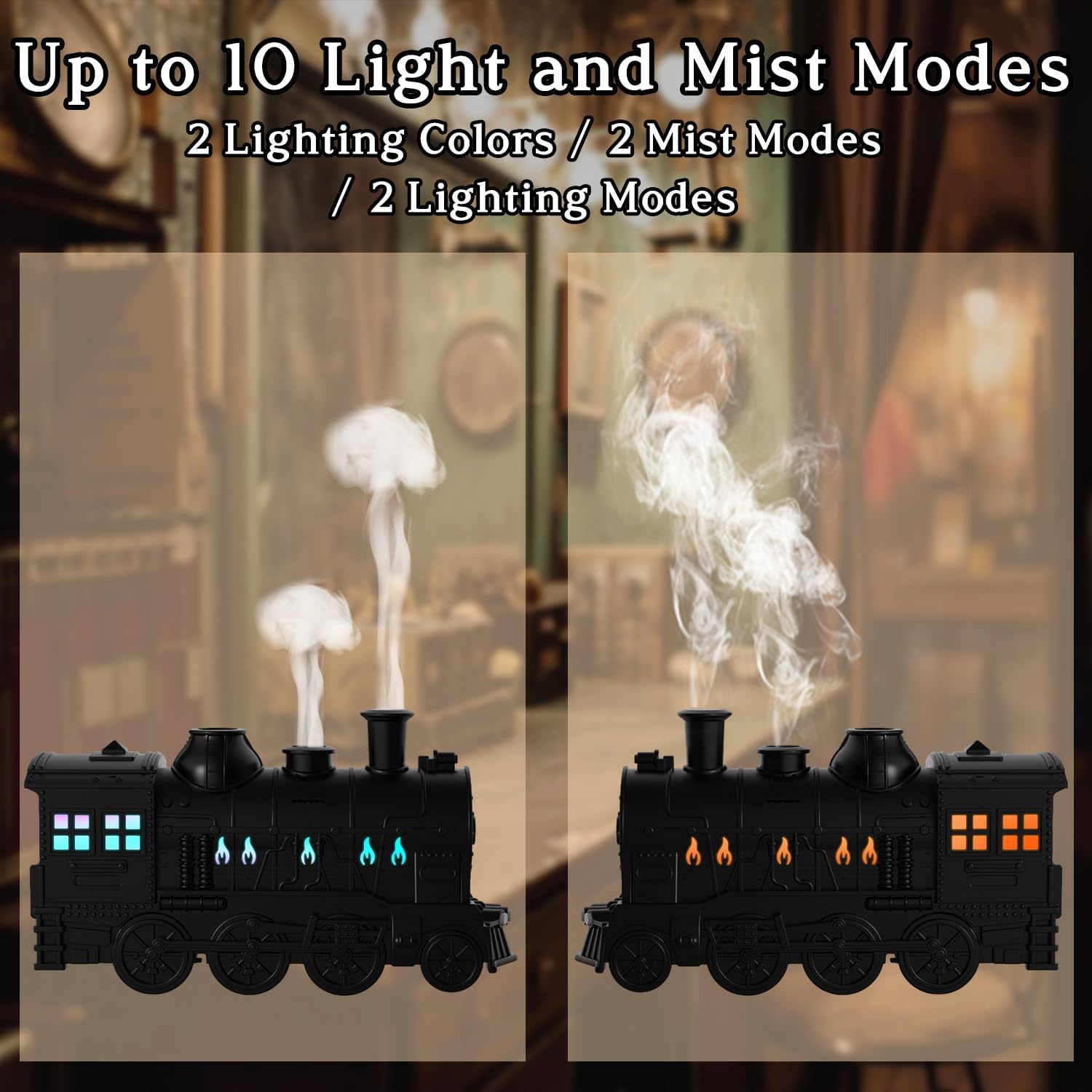 Train Engine Shape Aroma Diffuser - DropShp