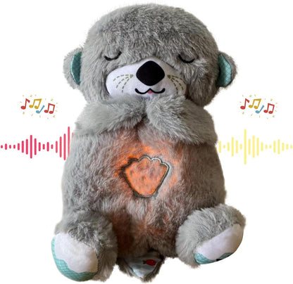Breathing Teddy Baby Gift with Music, Lights & Breathing Motion Infant Toys for Newborns - DropShp