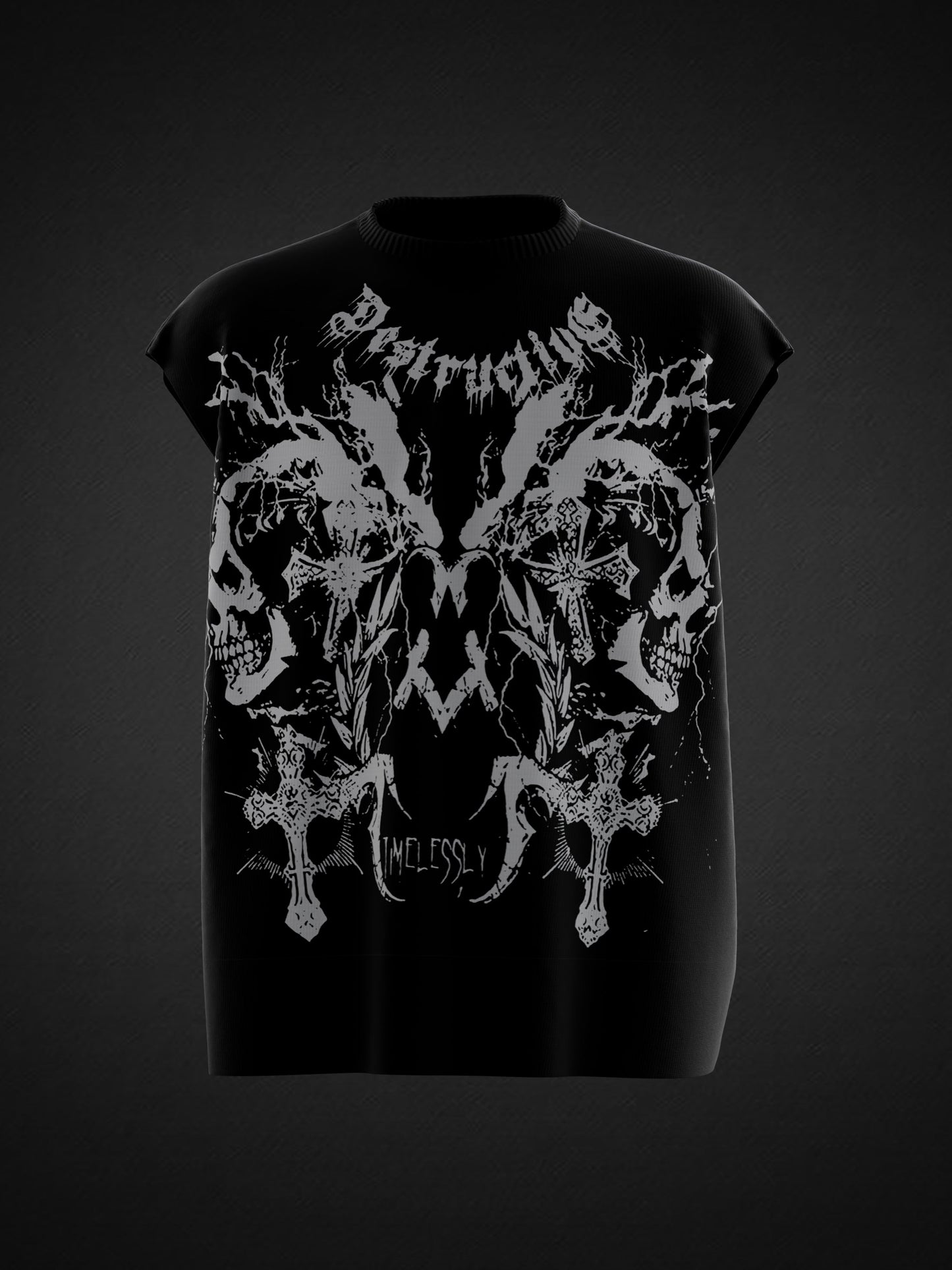 DESTRUCTIVE UNISEX BOXY VEST