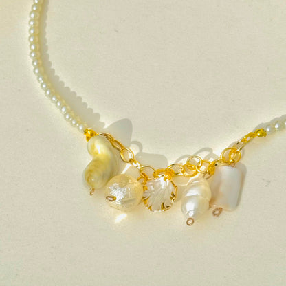 Gold Plated Alloy Antitarnish Boho Hanging Charms Necklace For Women - DropShp