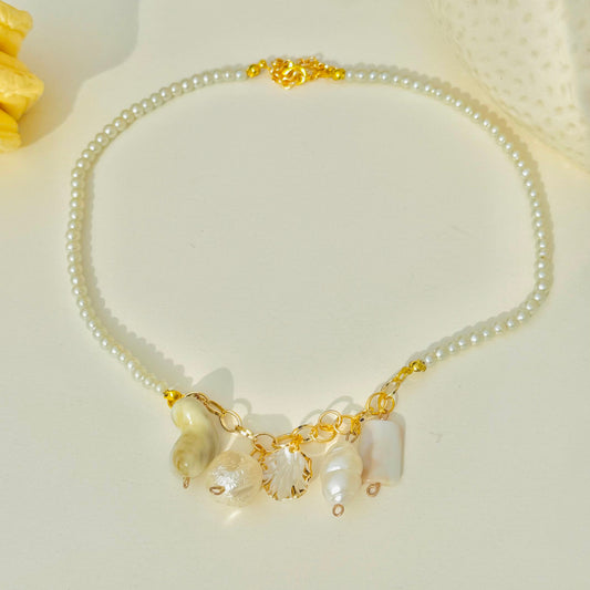 Gold Plated Alloy Antitarnish Boho Hanging Charms Necklace For Women - DropShp