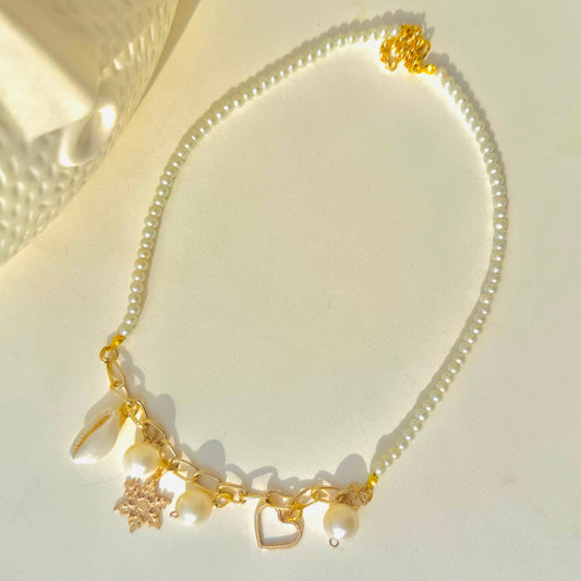Gold Plated Alloy Antitarnish Boho Hanging Charms Necklace For Women - DropShp