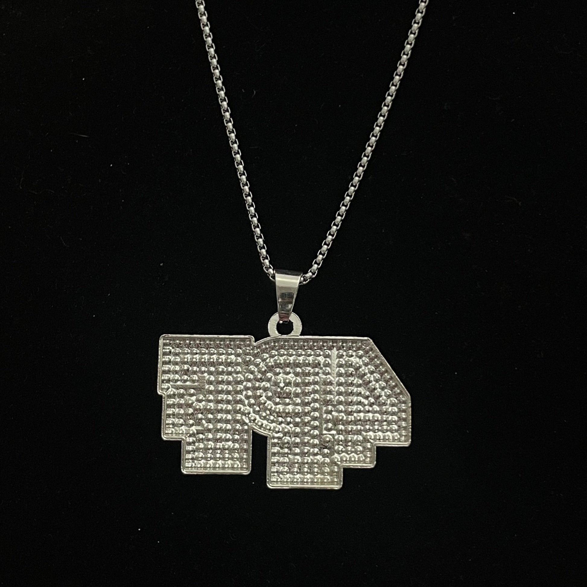 4PF Iced Out Hip Hop Pendant Necklace With Chain - DropShp