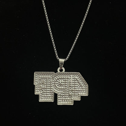 4PF Iced Out Hip Hop Pendant Necklace With Chain - DropShp