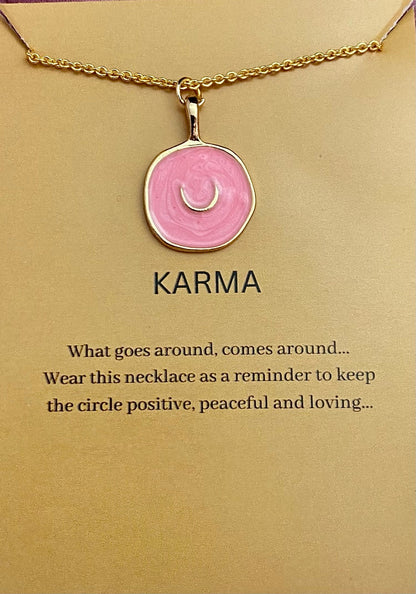 Waterproof Pink Moon Charm Necklace - DropShp