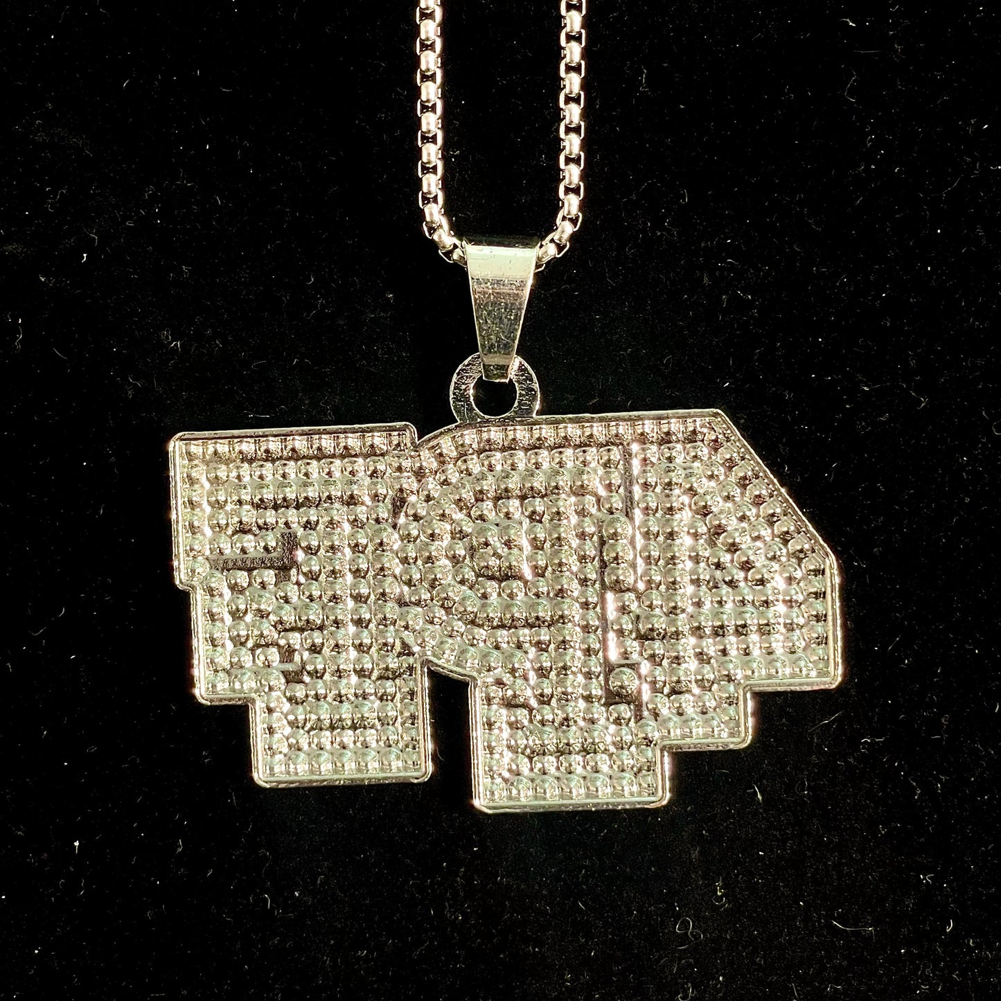 4PF Iced Out Hip Hop Pendant Necklace With Chain - DropShp