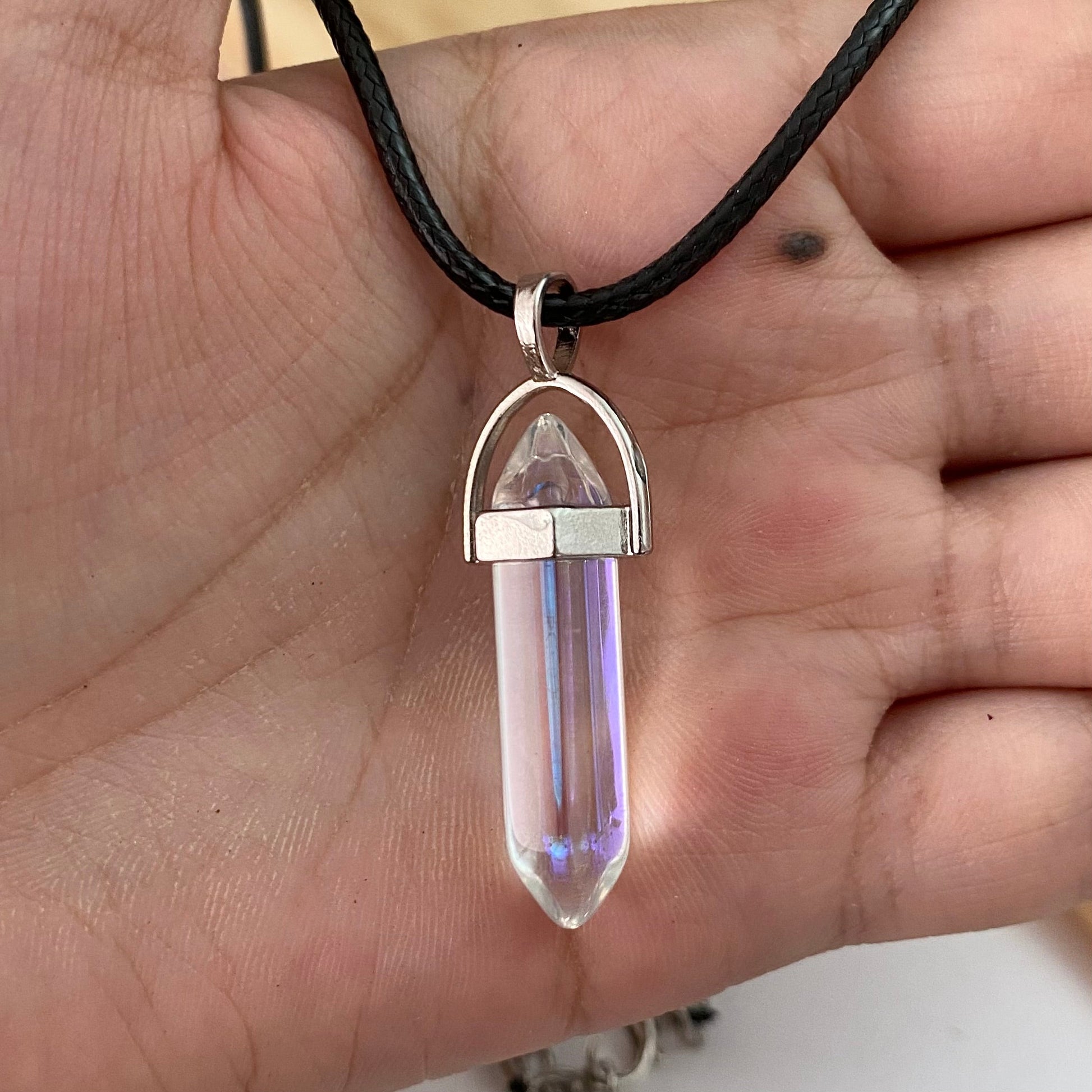 Holographic Pencil Pendant Necklace (D-11) - DropShp