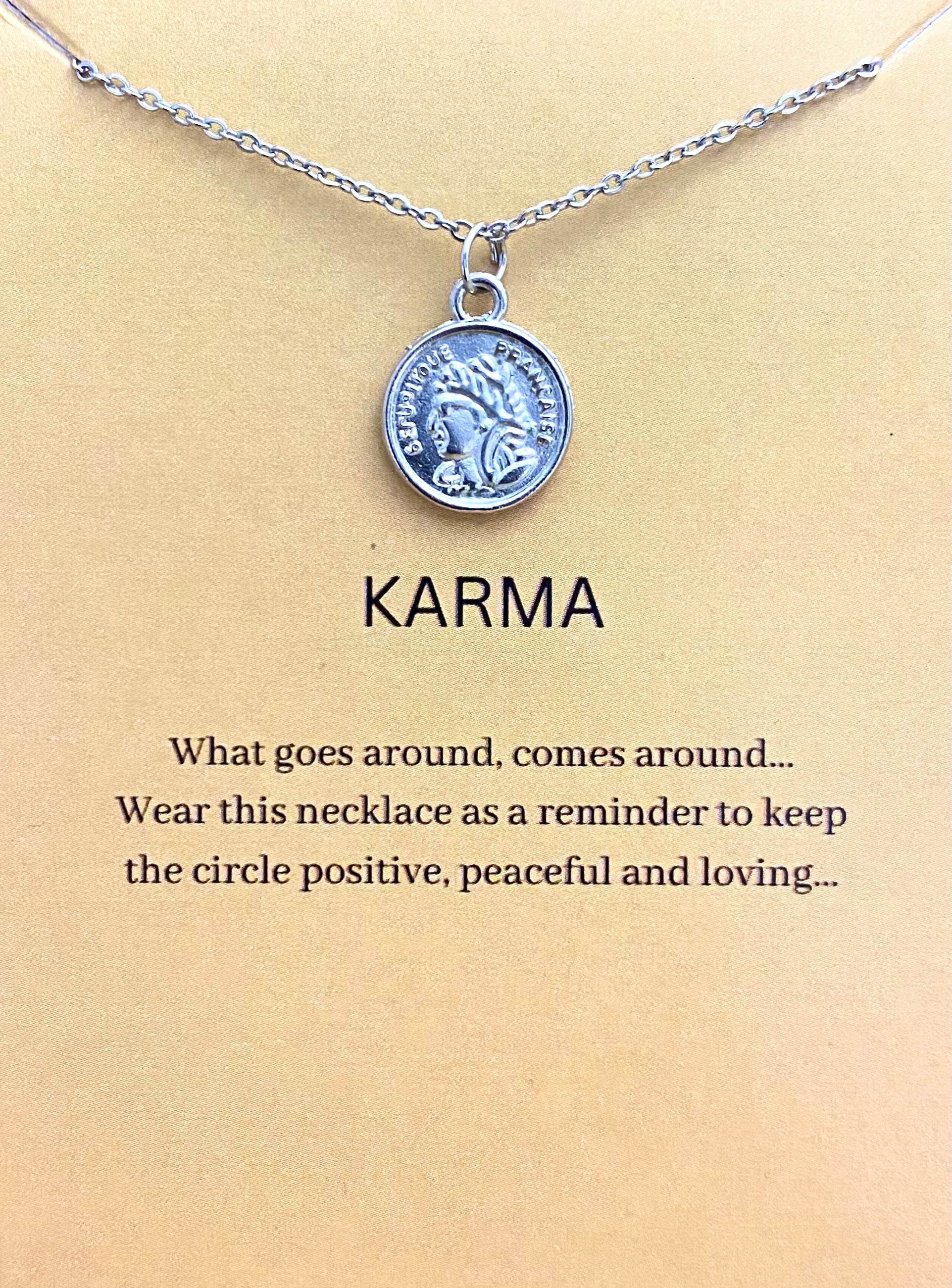 Minimal Silver Coin Card Necklace | Waterproof Chain | Perfect for Dailywear - DropShp