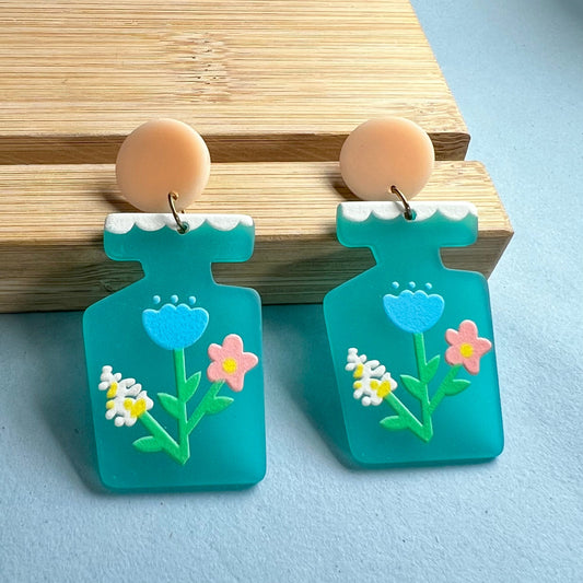 Flowers Quirky Earrings - DropShp