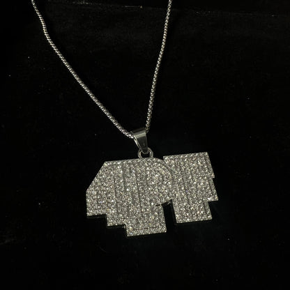 4PF Iced Out Hip Hop Pendant Necklace With Chain - DropShp