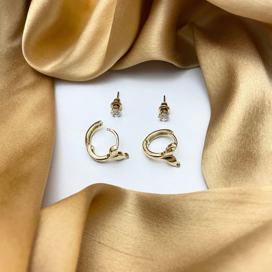 Golden Fish Tail Korean Earrings - DropShp