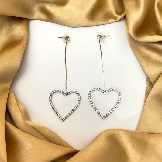 Heart Drop Designed Korean Earrings - DropShp