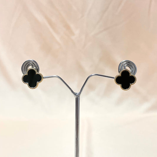 Golden Clover Stud Earrings - DropShp