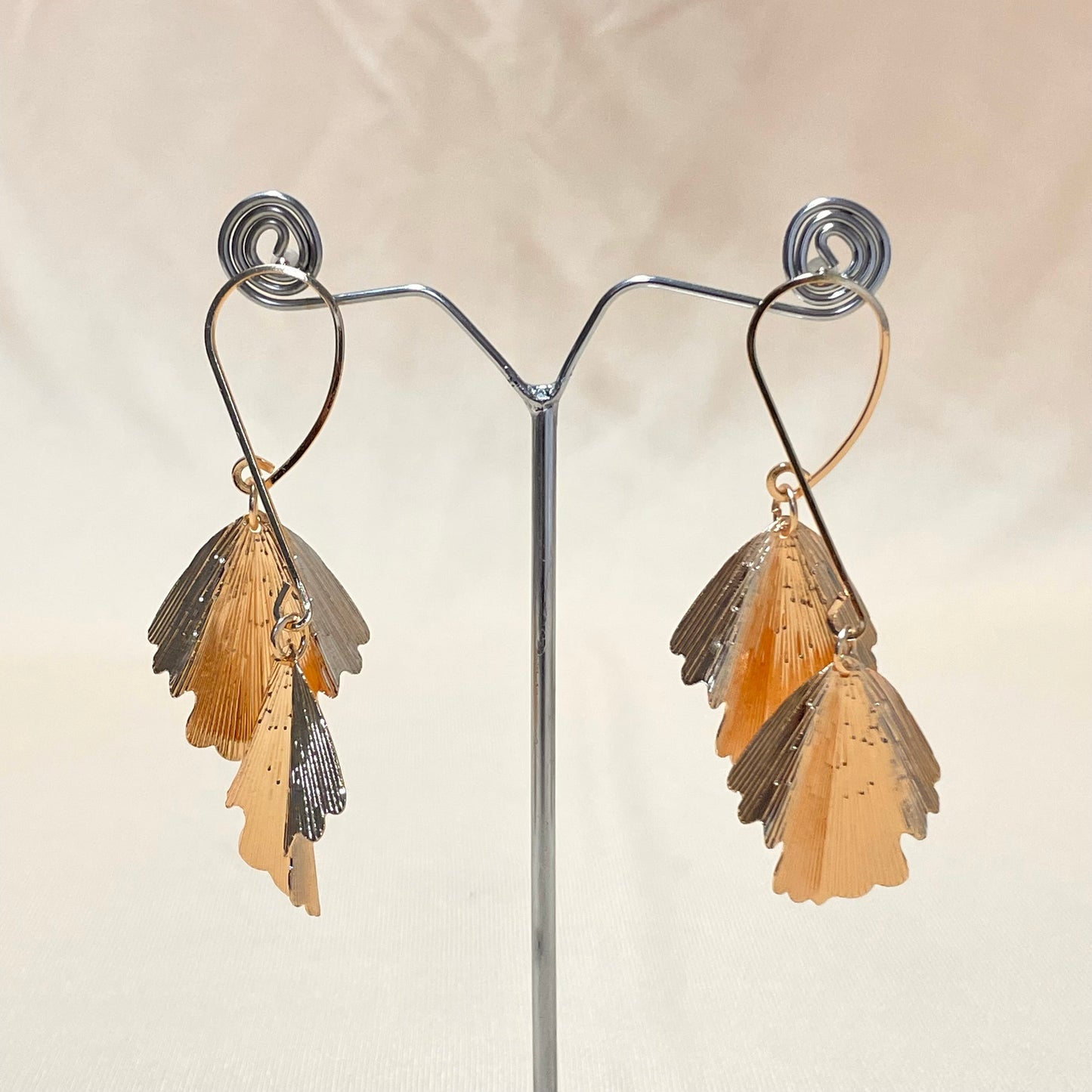 Golden Leaf Drop Earrings - DropShp