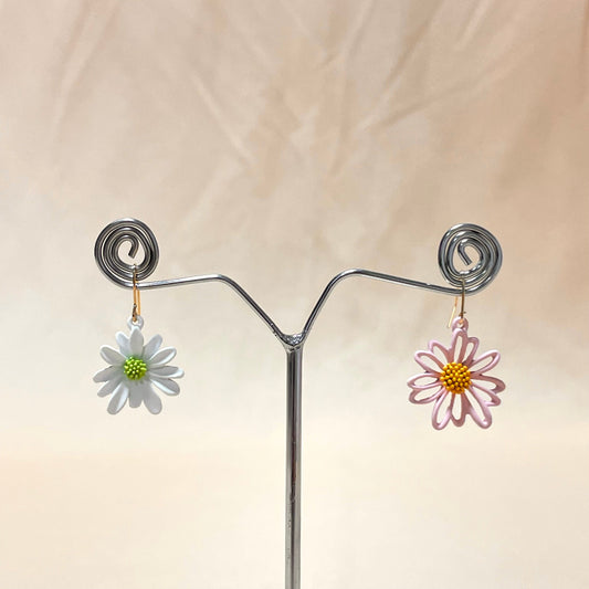 Colourful Uneven Flower Designed Korean Earrings - DropShp