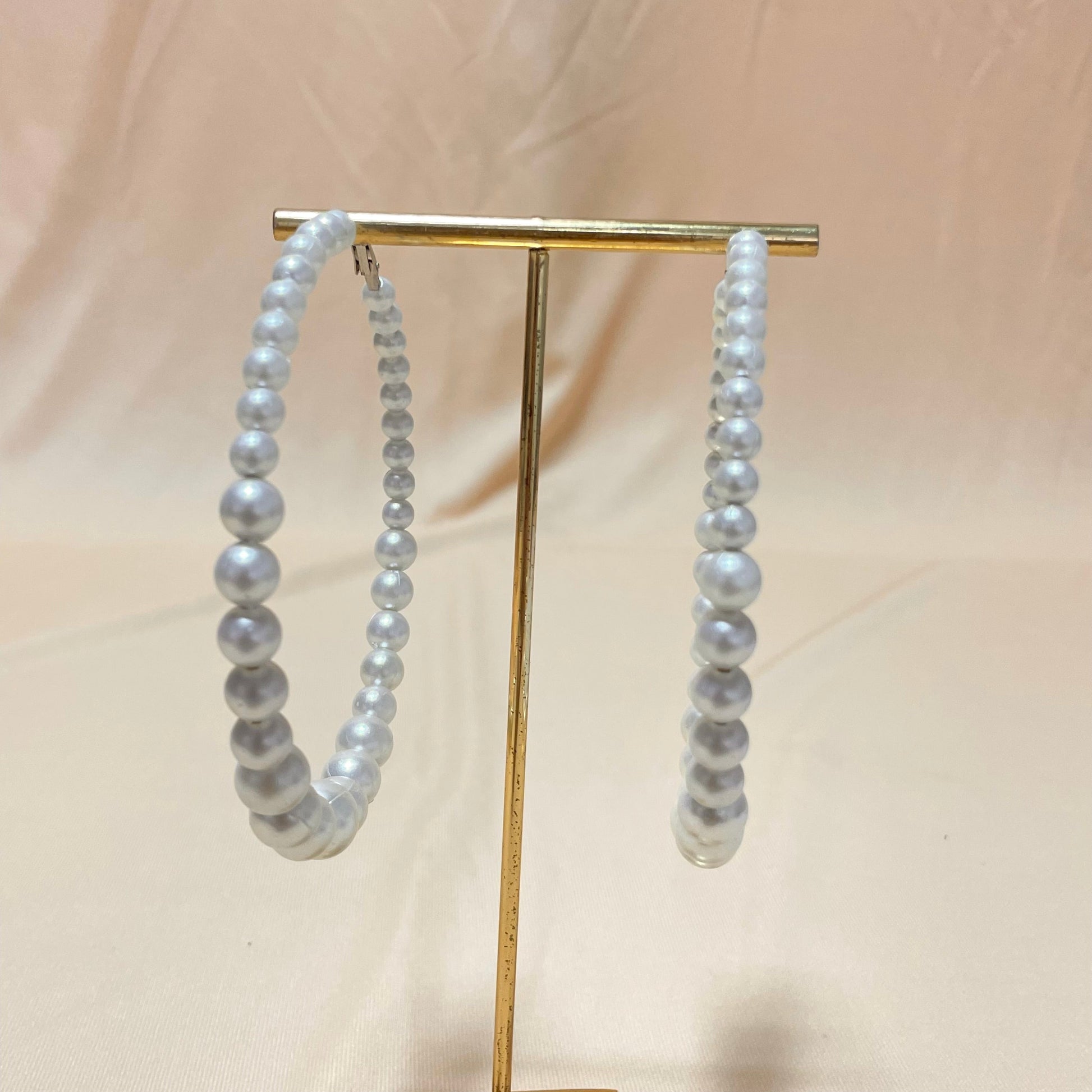 Pearl Hoops Earring - DropShp