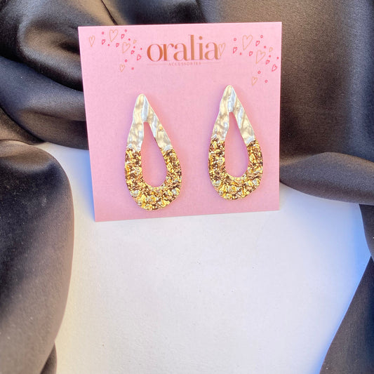 Teardrop Foil Earrings Earrings - DropShp