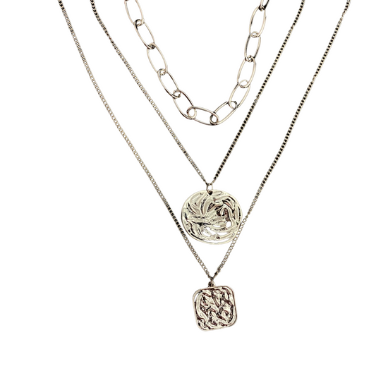 Triple Layered Chain Necklace - DropShp