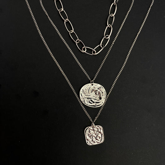 Triple Layered Chain Necklace - DropShp