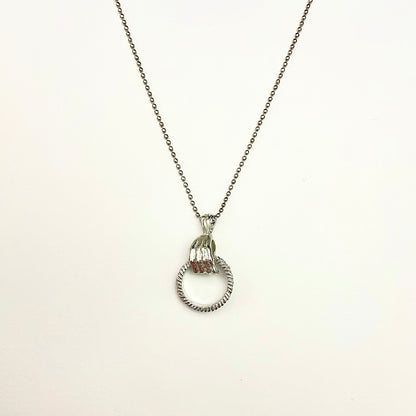Casting Creative Hand Grab Ring Pendant Necklace For Boys With Ball Chain - DropShp