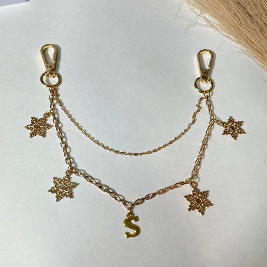 Cute Trendy Handbag & Handpurse Chunky Snowflake Charms Chain - DropShp