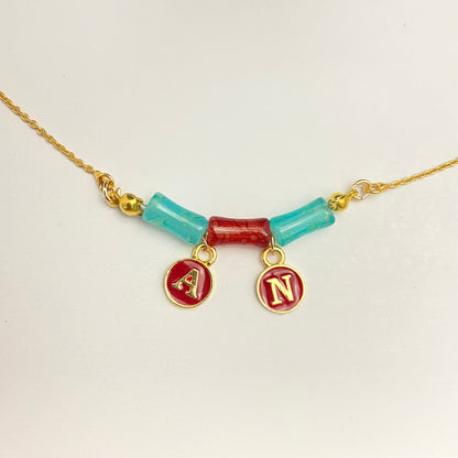 Waterproof Hanging Initial Charm Necklace - DropShp