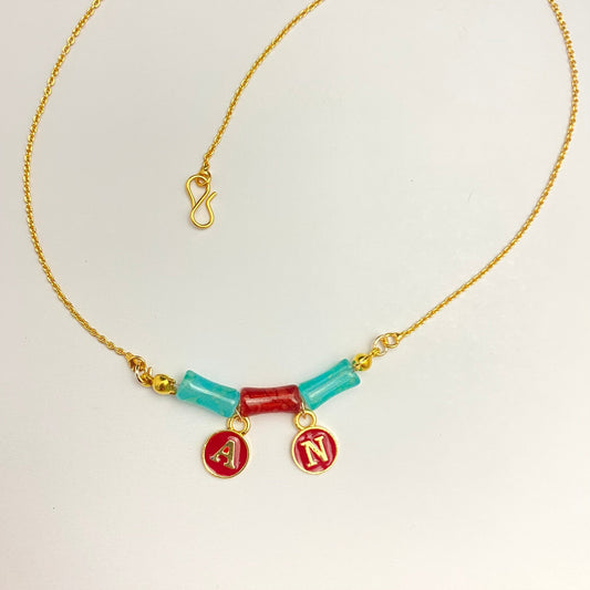 Waterproof Hanging Initial Charm Necklace - DropShp