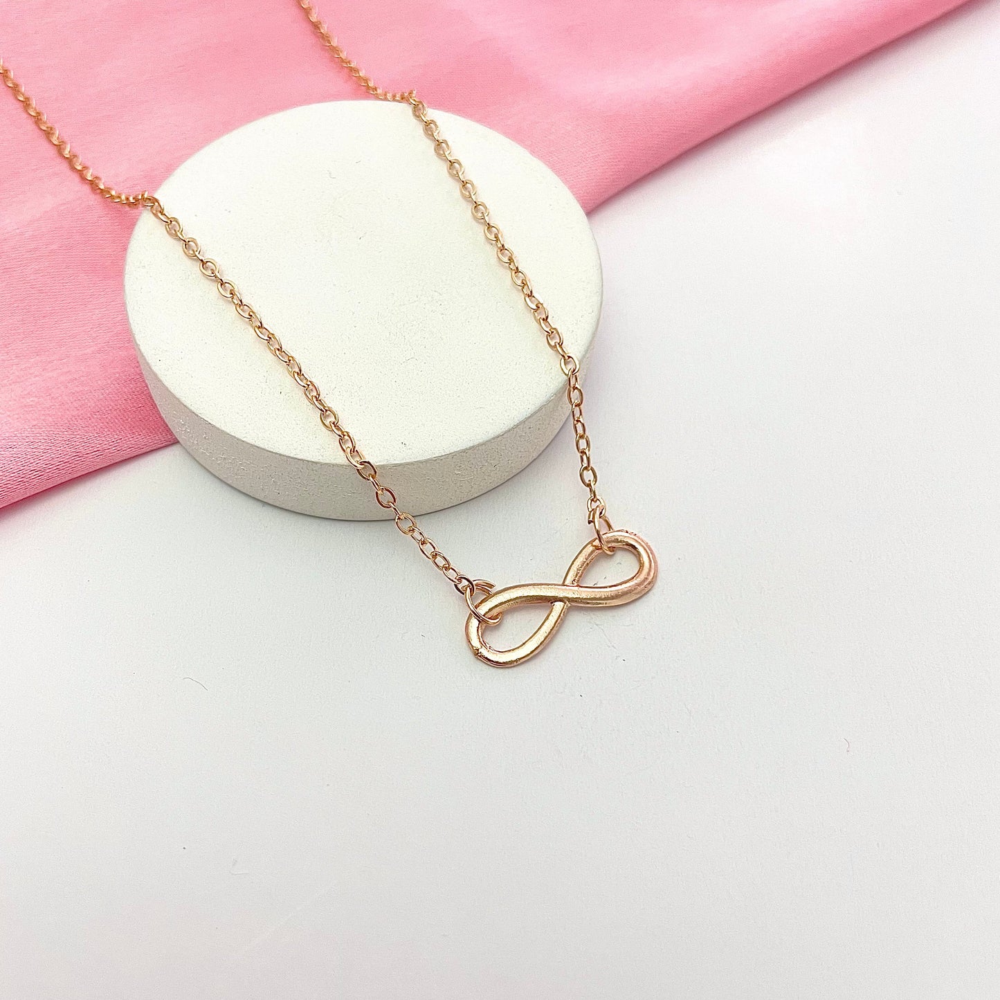 Golden Infinity Charm Necklace - DropShp