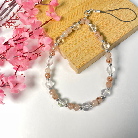 Cute Glass Beads Phone Charm Strap - DropShp
