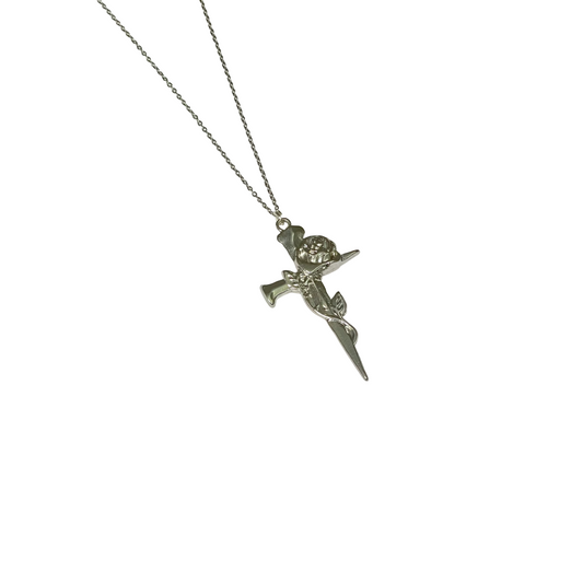 Gift For Valentine's Day Silver Cross Necklace For Girls - DropShp