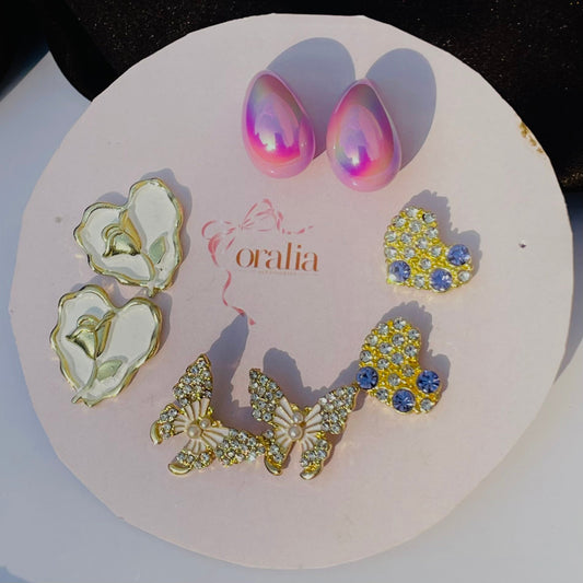 Pack of 4 Earring Set Card - DropShp