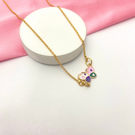 Waterproof Golden Butterfly Charm Necklace - DropShp