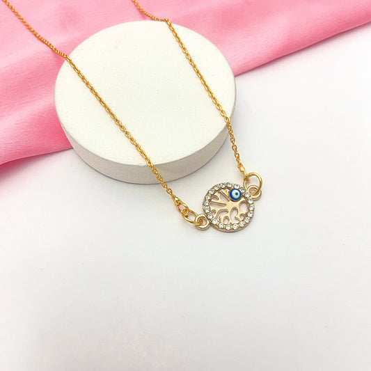 Tree Of Life Evil Eye Charm Necklace(Waterproof) - DropShp