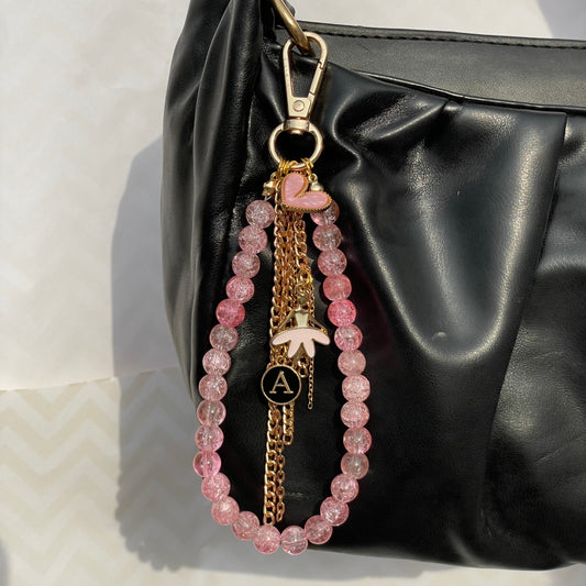 Cute Alloy Bag Keychain With Multi Charms for Women and Girls | Stylish Bag Accessories - DropShp