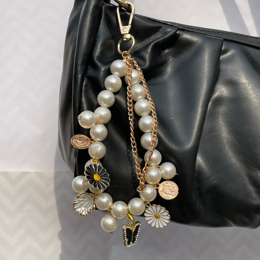 Cute Alloy Bag Keychain With Multi Charms for Women and Girls | Stylish Bag Accessories - DropShp