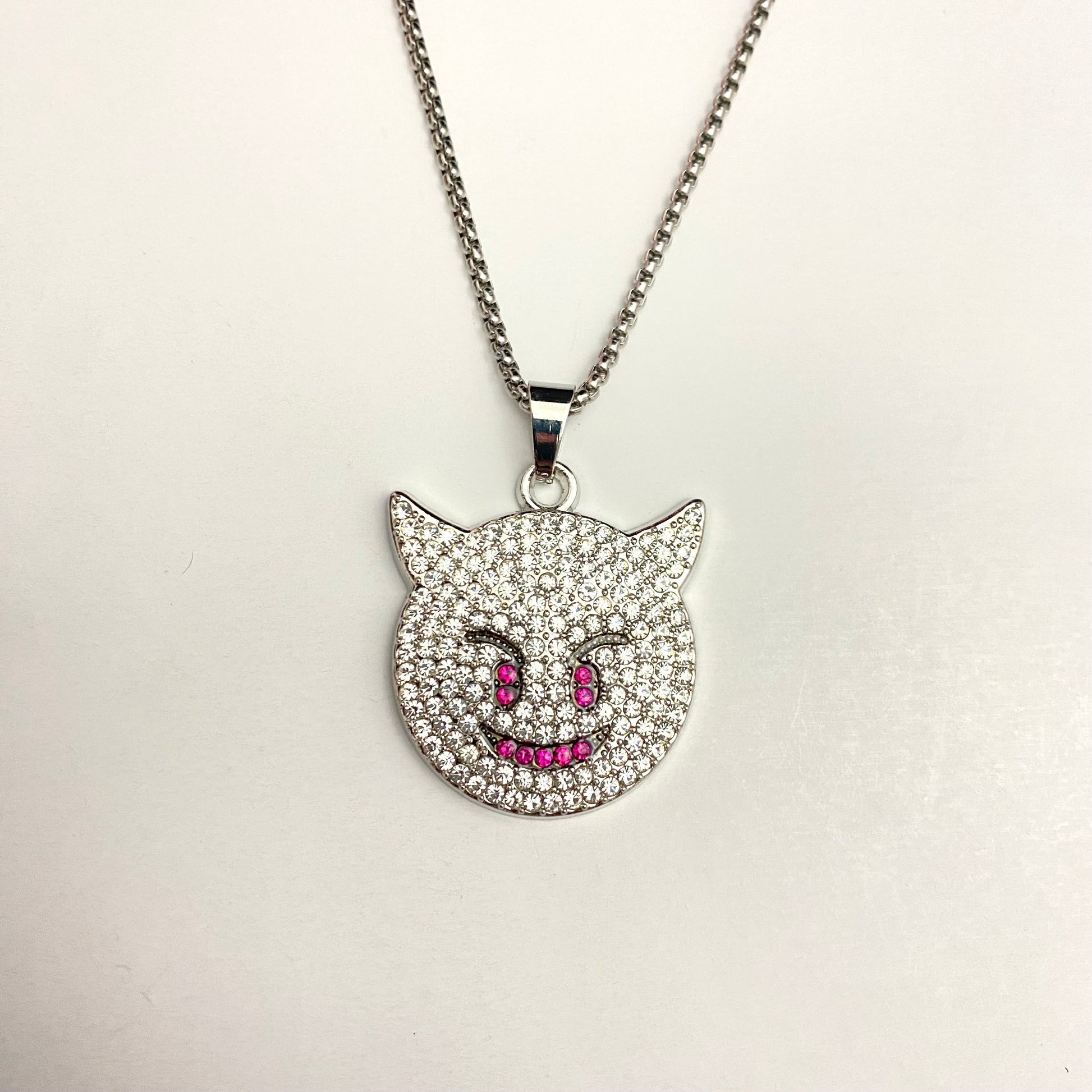 Demon Iced Out Hip Hop Pendant Necklace With Chain - DropShp