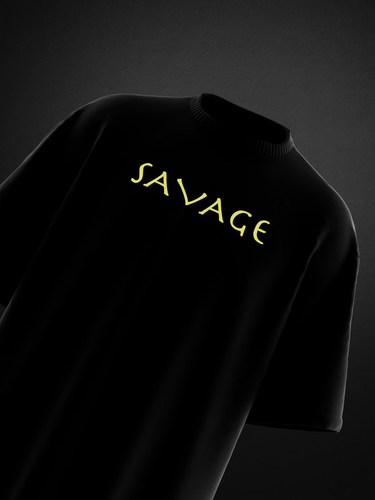 SAVAGE NEON OVERSIZED T-SHIRT