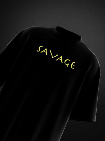 SAVAGE NEON OVERSIZED T-SHIRT