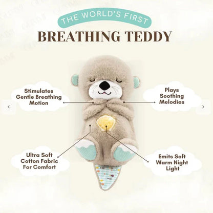 Breathing Teddy Baby Gift with Music, Lights & Breathing Motion Infant Toys for Newborns - DropShp