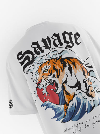 SAVAGE TIGER OVERSIZED T-SHIRT