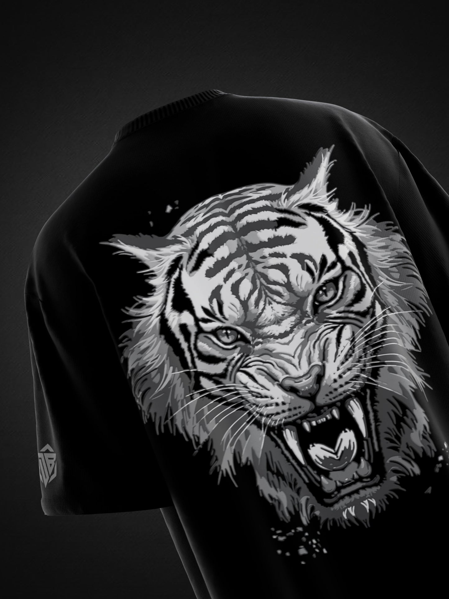 TIGER 3D PUFF OVERSIZED T-SHIRT