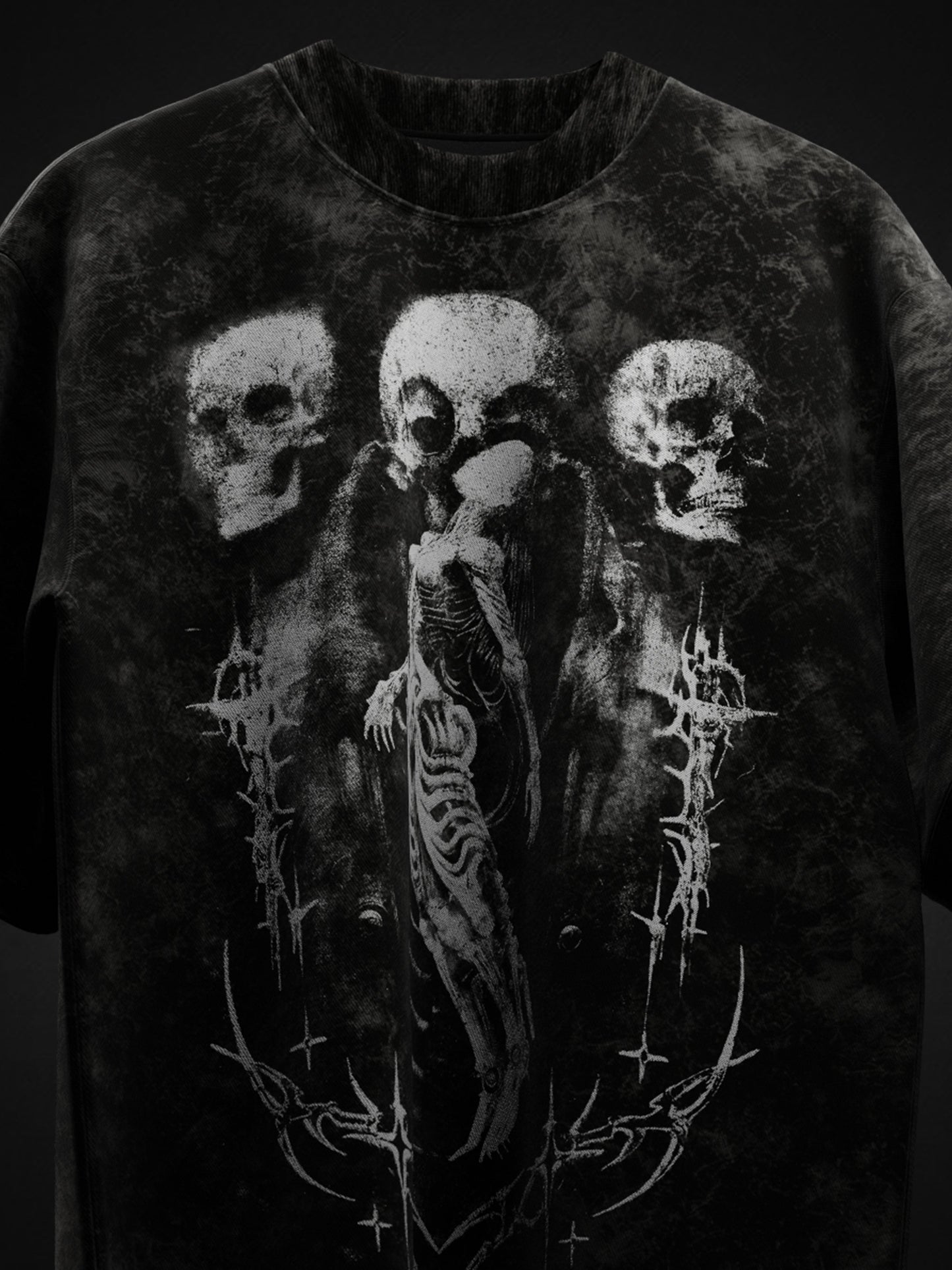 DARK AGE ACID WASH OVERSIZED T-SHIRT
