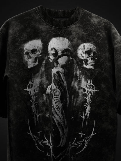 DARK AGE ACID WASH OVERSIZED T-SHIRT