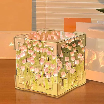 Tulip Lamp Handmade Flower Light Tulip Night Light Decorative