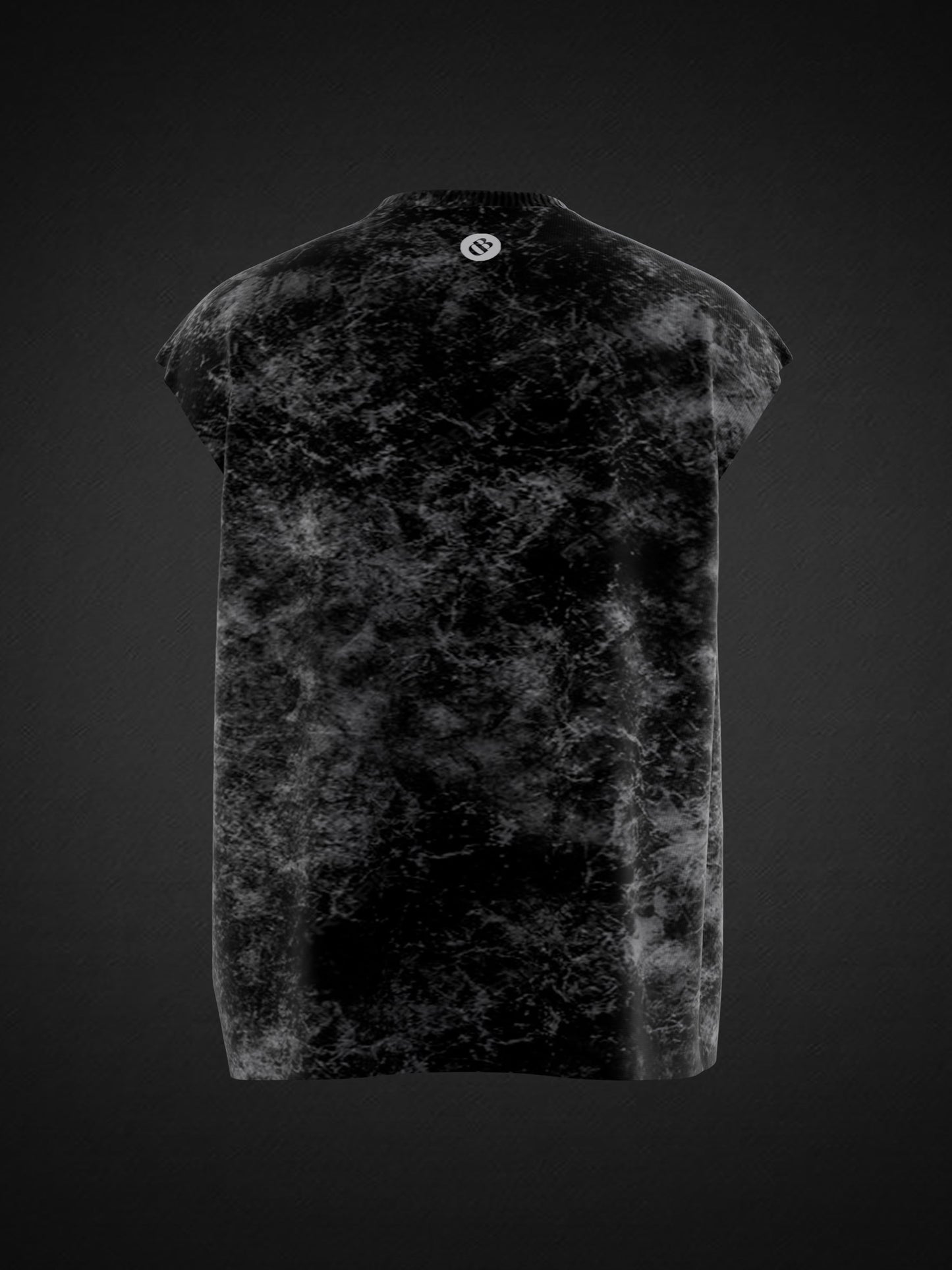 HEARTLESS ACID WASH UNISEX BOXY VEST