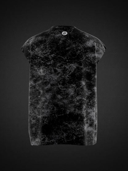 HEARTLESS ACID WASH UNISEX BOXY VEST