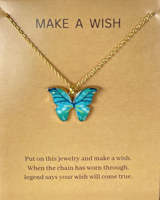 Unique Butterfly Charm Necklace (Golden) - DropShp